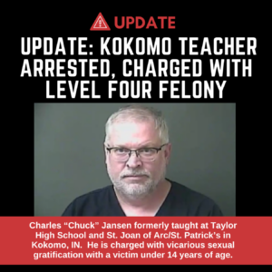 Kokomo Teacher Charles "Chuck" Jansen Arrested on Felony Charge